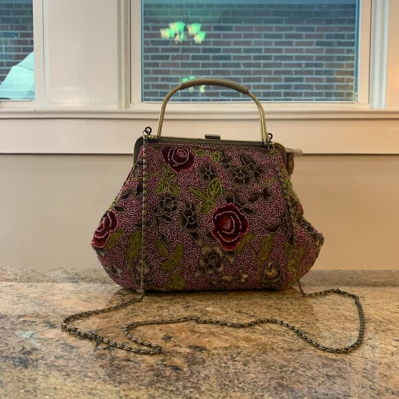 J&X NY Large Beaded purse - Picture 3 of 6